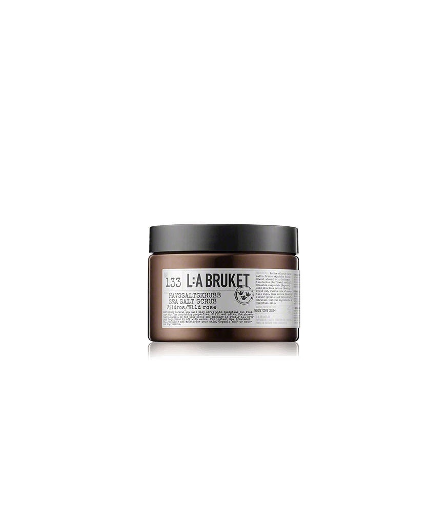 L:A BRUKET Cleansing 133 Sea Salt Scrub Wild Rose (420 g)