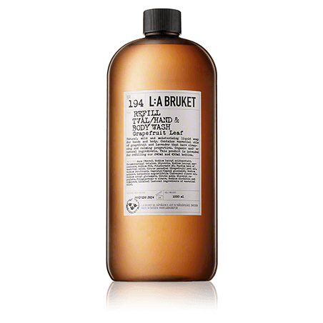 L:A BRUKET Cleansing 194 Refill Hand & Body Wash Grapefruit Leaf (1000 ml)
