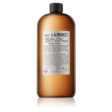 L:A BRUKET Cleansing 242 Hand & Body Wash Elder Refill (1000 ml)