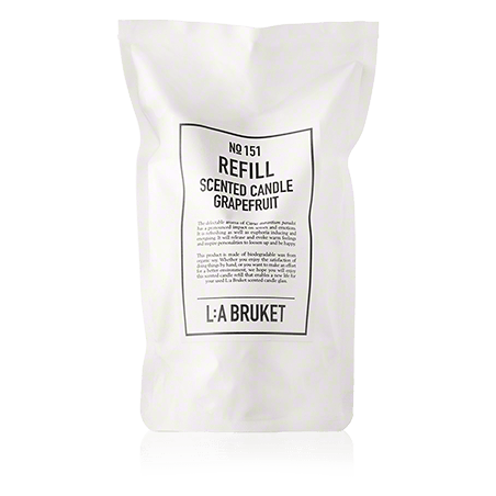 L:A BRUKET Home Fragrance 151 Refill Scented Candle Grapefruit (260 g)
