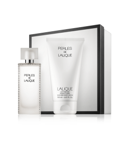 Lalique Perles de Lalique 100 ml EdP Set mit Body Lotion