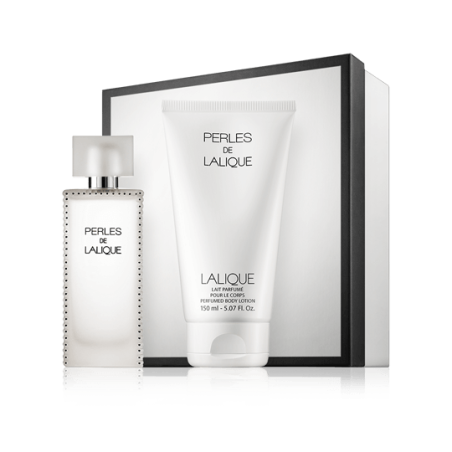 Lalique Perles de Lalique 100 ml EdP Set mit Body Lotion