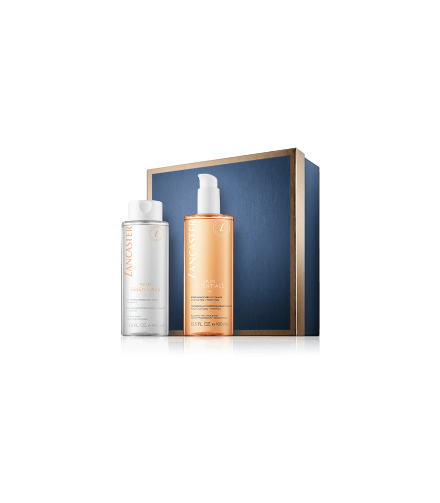 Lancaster Skin Essentials Set mit Express Cleanser & Toner