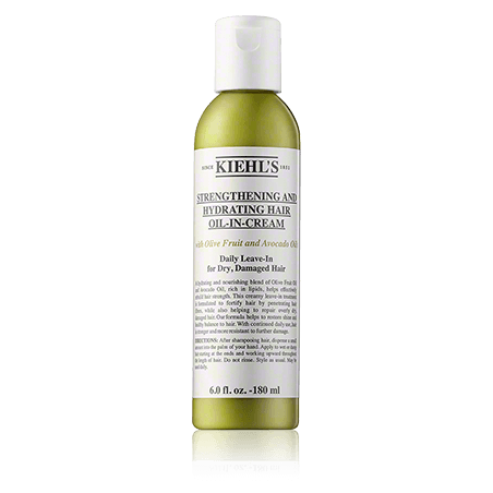 Kiehl's Olive Fruit Oil Strengthening and Hydrating Hair Oil-in-Cream (180 ml)