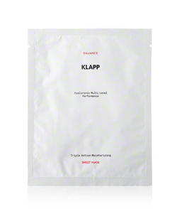 KLAPP Hyaluronic Multi Level Performance Triple Action Moisturizing Sheet Mask (3 x 20 ml)