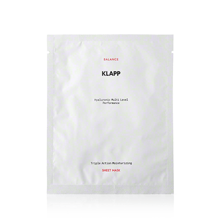 KLAPP Hyaluronic Multi Level Performance Triple Action Moisturizing Sheet Mask (3 x 20 ml)