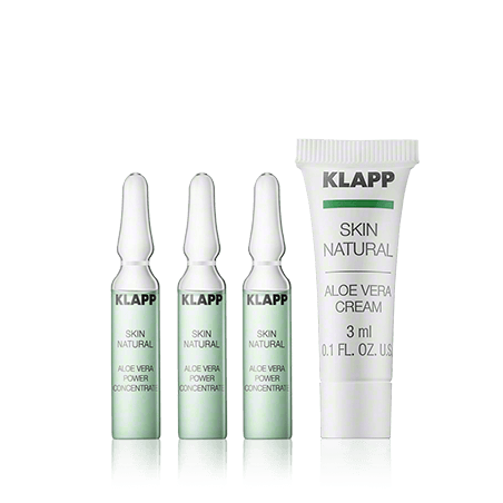KLAPP Skin Natural Power Concentrate + Aloe Vera Cream (3 x 2 ml + 3 ml)