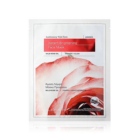 Korres Apothecary Wild Rose Care Instant Brightening Face Mask (20 ml)