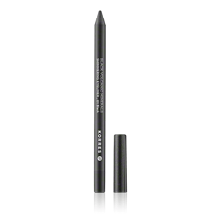 Korres Black Volcanic Minerals Eyeliner Shimmering Eyeliner 01 Black (1