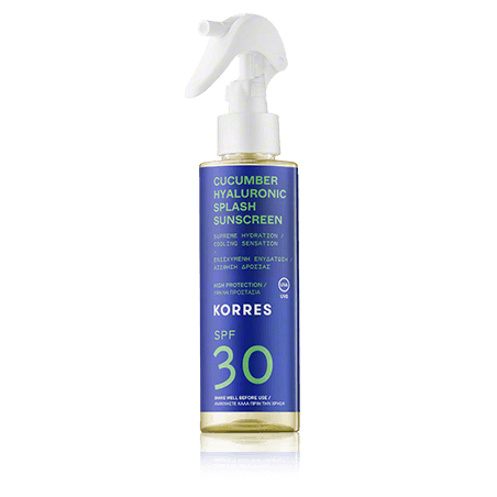Korres Sun Care Cucumber Hyaluronic Splash SPF 30 (150 ml)
