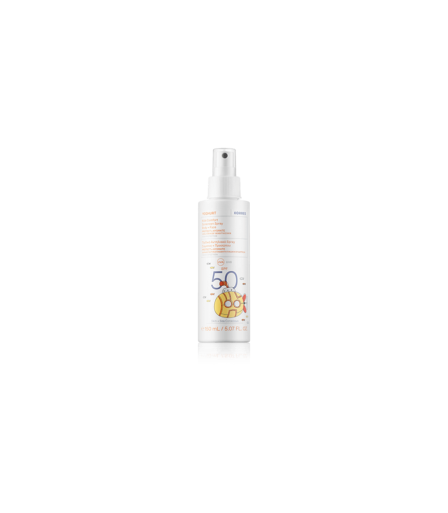 Korres Sun Care Kids Comfort Sunscreen Spray Body + Face SPF 50 (150 ml)