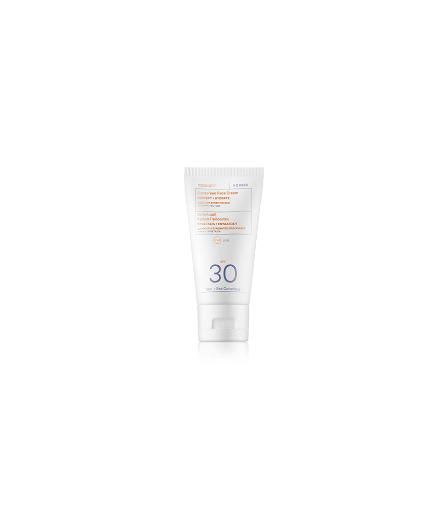 Korres Sun Care Yoghurt Sunscreen Face Cream SPF 30 (50 ml)