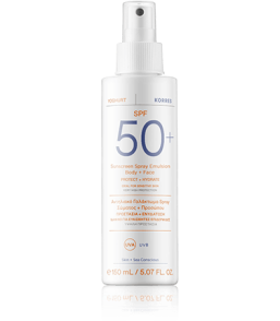 Korres Sun Care Yoghurt Sunscreen Spray Emulsion Body & Face SPF 50 (150 ml)