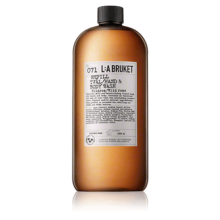 L:A BRUKET Cleansing 071 Refill Hand & Body Wash Wild Rose (1000 ml)