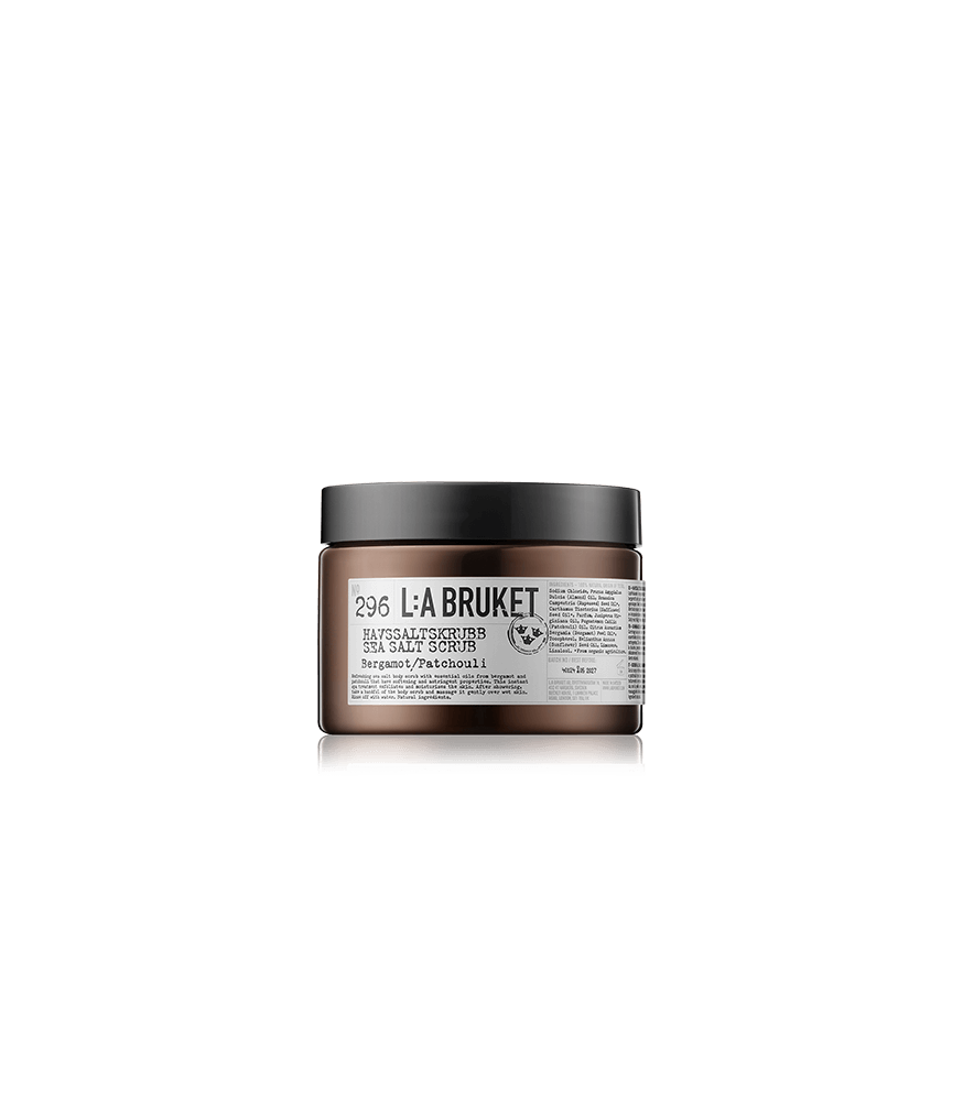 L:A BRUKET Cleansing 296 Sea Salt Scrub Bergamot/Patchouli (420 g)