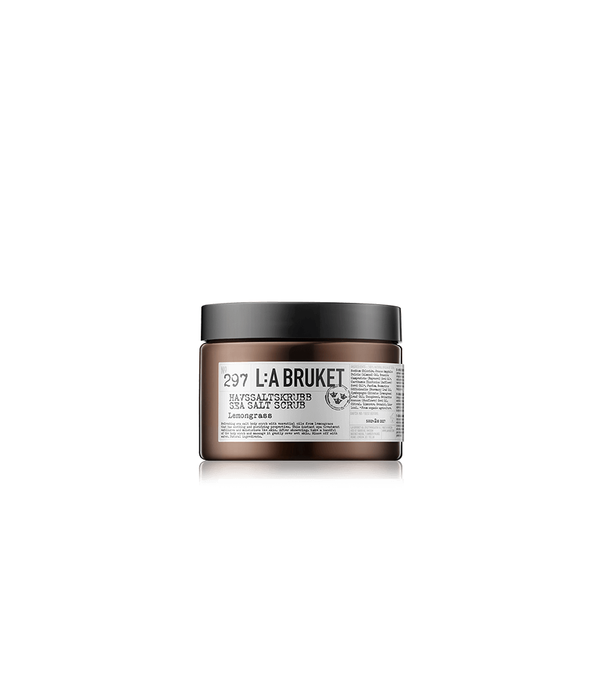 L:A BRUKET Cleansing 297 Sea Salt Scrub Lemongrass (420 g)