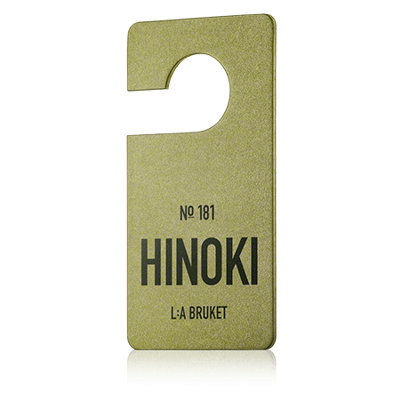L:A BRUKET Home Fragrance 181 Fragrance Tag Hinoki