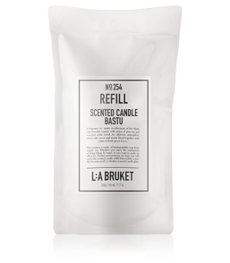 L:A BRUKET Home Fragrance 254 Refill Scented Candle Bastu (260 g)