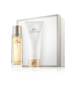 Lacoste pour Femme Set mit Body Lotion