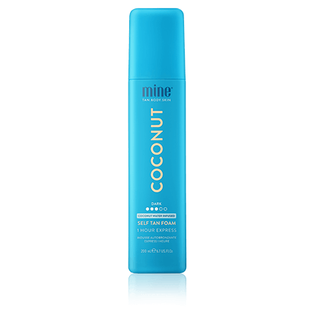 MineTan Self Tan 1 Hour Express Self Tan Foam Coconut Water (200 ml)