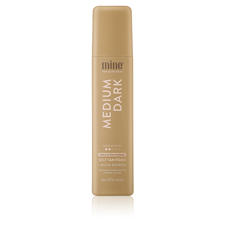 MineTan Self Tan 1 Hour Express Self Tan Foam Medium Dark (200 ml)