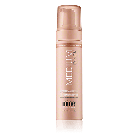 MineTan Self Tan Express Tan Mousse Coconut Scented Medium Dark (200 ml)