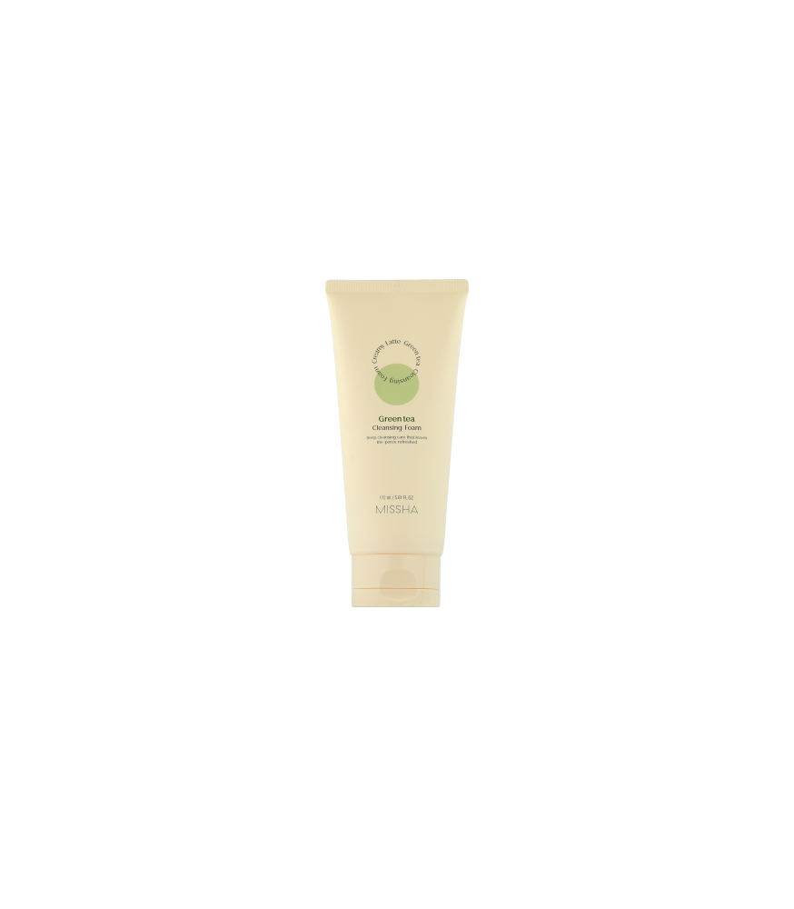 Missha Creamy Latte Cleansing Foam Green Tea (172 ml)