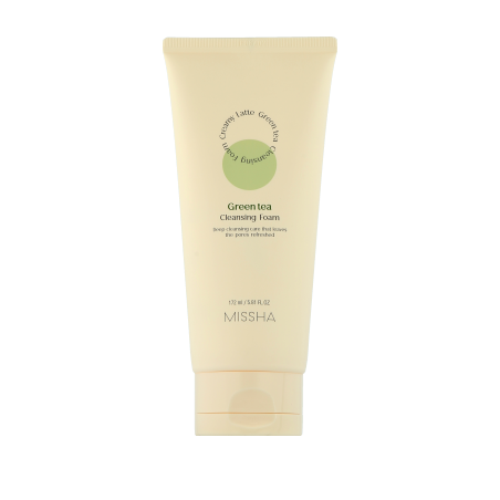 Missha Creamy Latte Cleansing Foam Green Tea (172 ml)