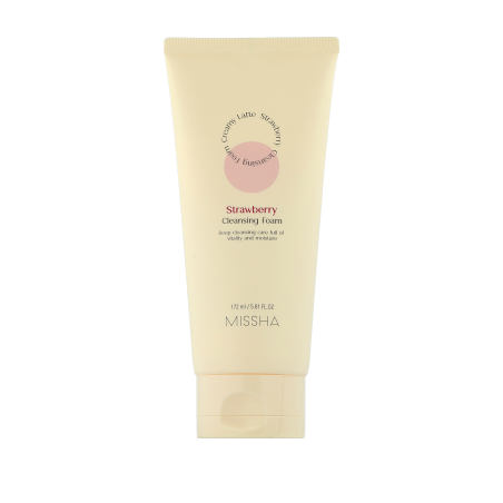 Missha Creamy Latte Cleansing Foam Strawberry (172 ml)
