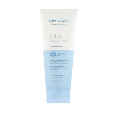 Missha Super Aqua Ultra Hyalron Foaming Cleanser (200 ml)