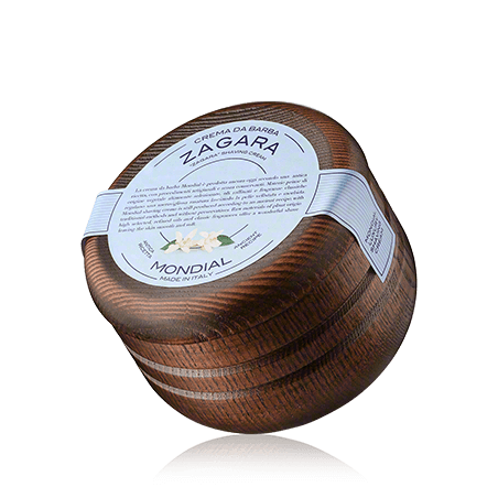 Mondial 1908 Shaving Care Zagara Cream Wooden Bowl (140 ml)