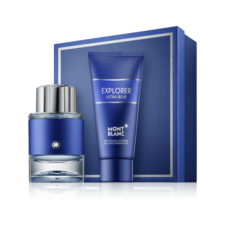 Montblanc Explorer Ultra Blue 60 ml EdP Set mit Shower Gel