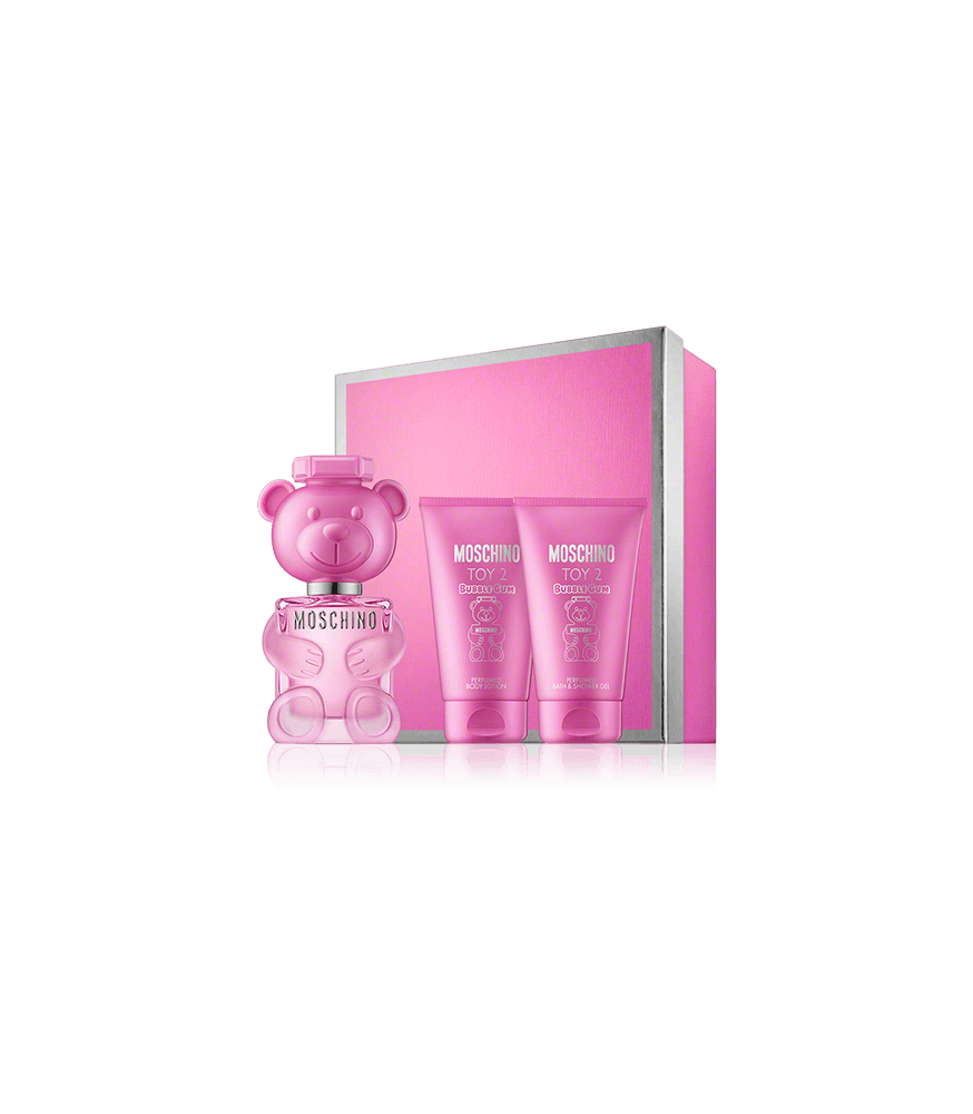 Moschino Toy 2 Bubble Gum 50 ml EdT Set mit 2x Pflege