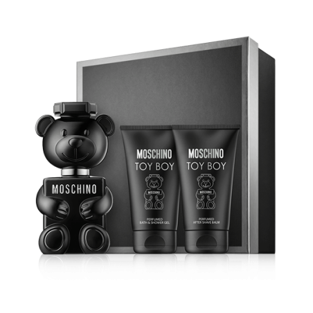 Moschino Toy Boy 50 ml EdP Set mit Shower Gel & Aftershave Balm