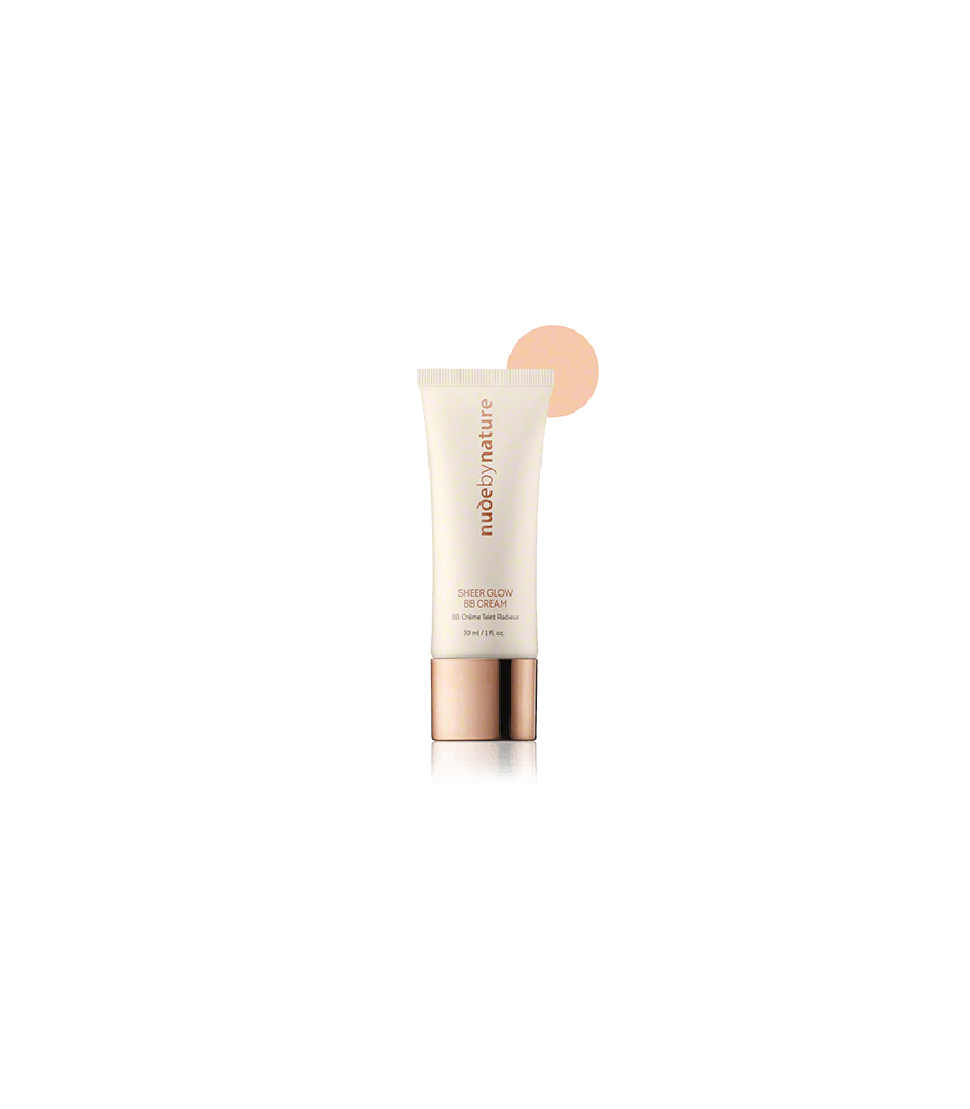 Nude by Nature Sheer Glow BB Cream 01 Porcelain (30 ml)