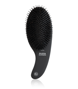 Olivia Garden Essential Care Curve Boar & Nylon Bristles Matt Black
