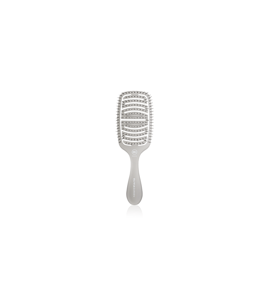 Olivia Garden Essential Care Flex Medium Hair Bristles Ice Grey