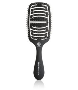 Olivia Garden Essential Care Flex Thick Hair Bristles Matt Black