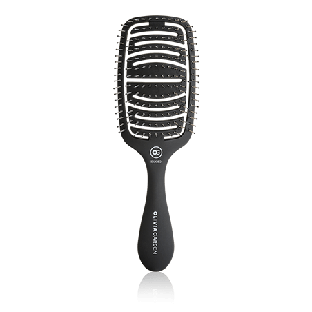 Olivia Garden Essential Care Flex Thick Hair Bristles Matt Black