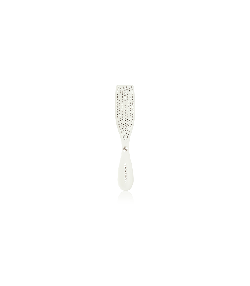 Olivia Garden Essential Style Wet Fine Hair Bristles Ice White