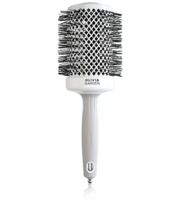 Olivia Garden Expert Blowout Shine 65/80 mm weiß & grau