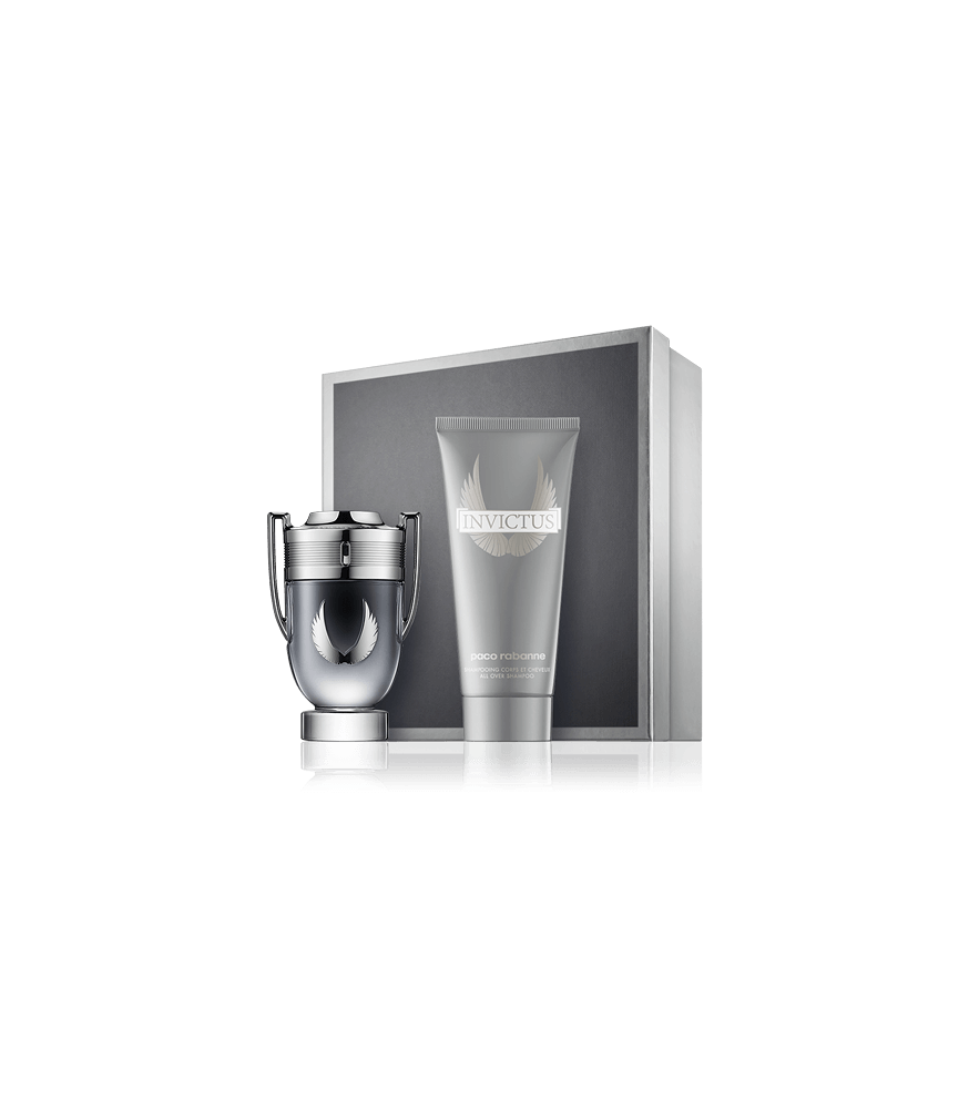 Paco Rabanne Invictus Platinum 50 ml EdP Set mit Shower Gel