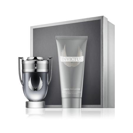Paco Rabanne Invictus Platinum 50 ml EdP Set mit Shower Gel