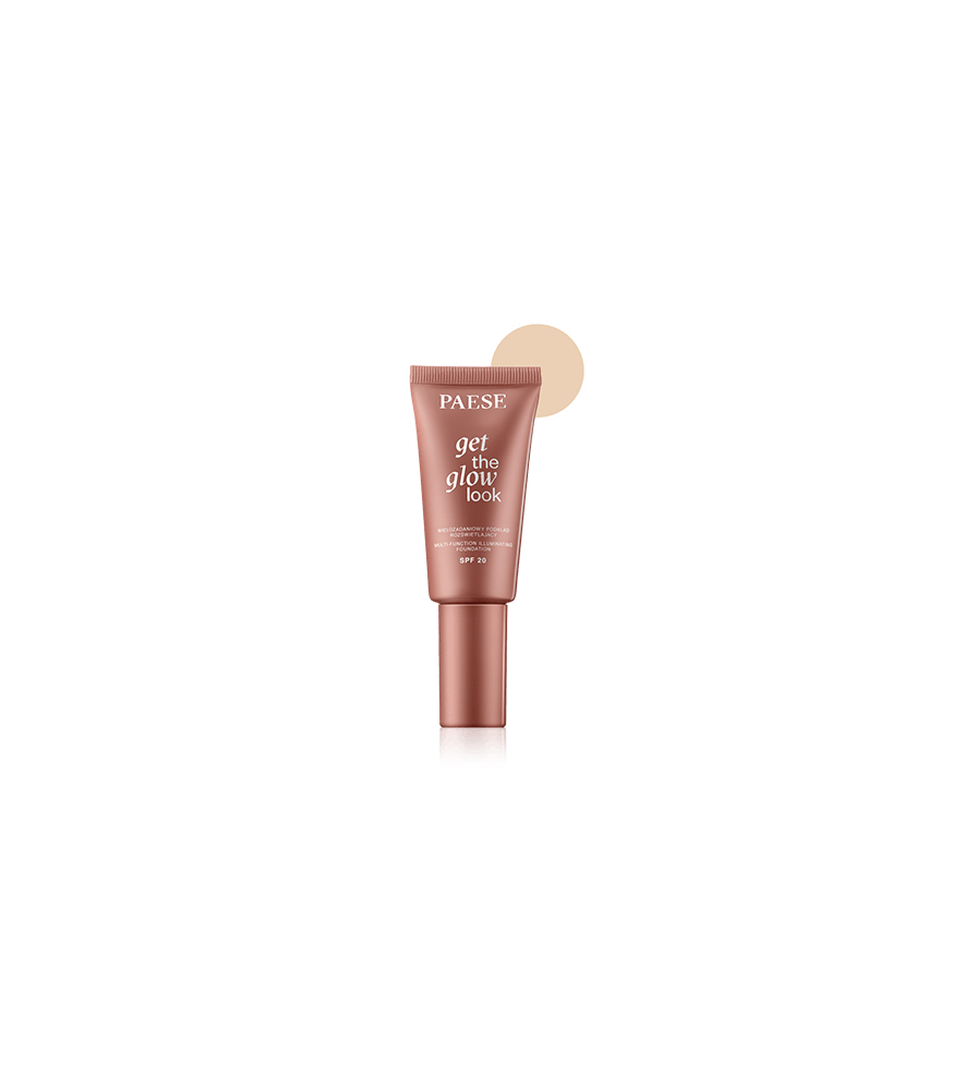 Paese Get The Glow Look Multi-Function Illuminating Foundation SPF 20 0N Neutral Beige (30 ml)