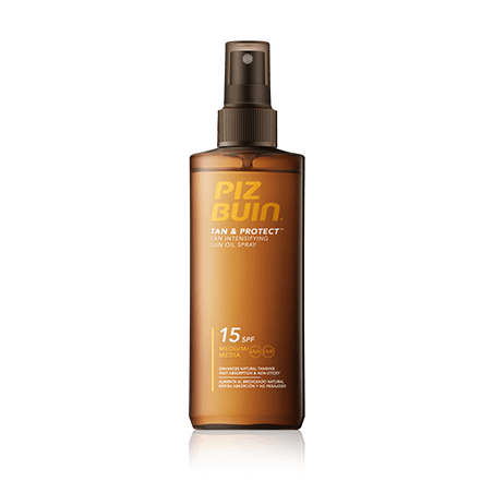 Piz Buin Tan & Protect Classic Tan Intensifying Sun Oil Spray SPF 15 (150 ml)