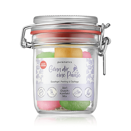 puremetics 3in1 Dusch-Konfekt Gönn dir eine Pause (200 g)