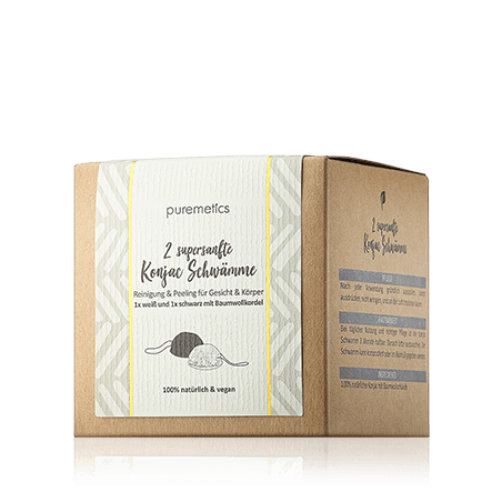 puremetics Accessoires Konjac Schwämme (2 Stück)