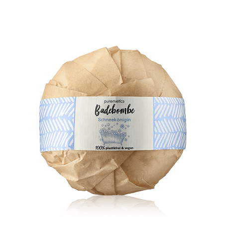 puremetics Körperpflege Badebombe Schneekönigin (250 ml)