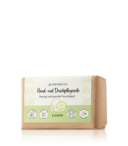puremetics Natur-Seifen Hand- & Duschpflegeseife Limette (75 g)