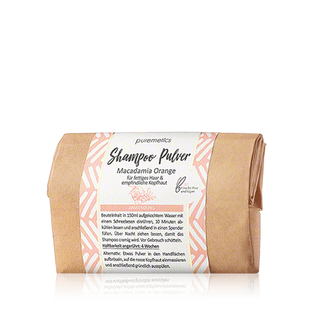 puremetics Shampoo-Pulver Macadamia Orange (50 g)